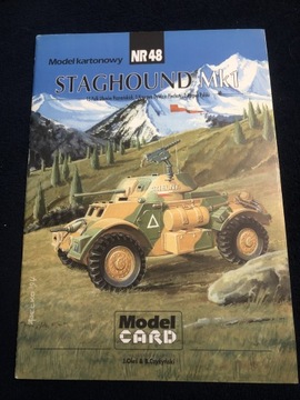 Staghound mk1 model kartonowy nr48