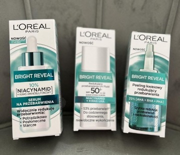 L'Oreal Serum na Przebarwienia, Redukujące Przebarwienia Fluid, Peeling 