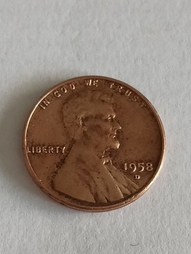 1 cent 1958 D  USA 