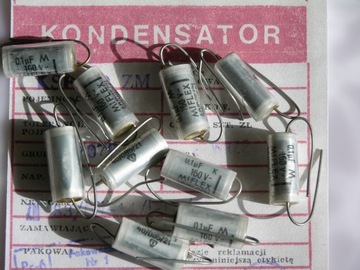 KONDENSATOR  STYROFLEKSOWY - 0,1uF- 160V-2SZT