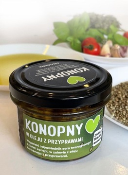 KONOPNY w oleju z przyprawami