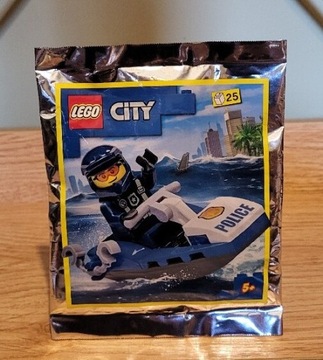 Lego City 952207 Policjant plus skuter wodny