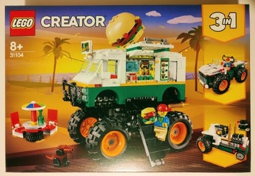 LEGO Creator 3 w 1 31104 Monster truck z burgerami