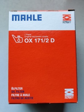 Mahle OX 171/2 D filtr oleju nowy