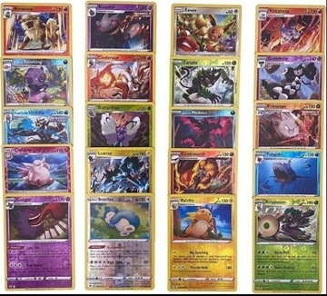 10 losowe karty Reverse holo Pokemon TCG oryginały