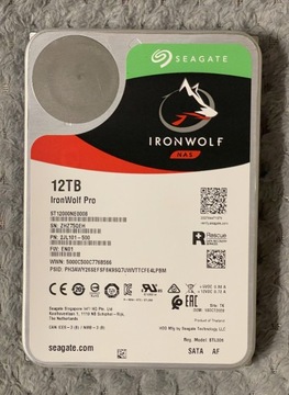 Dysk twardy Seagate Ironwolf Pro 12 TB