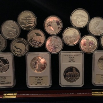 Kolekcja monet srebrnych 20 zł serii Zwierzęta