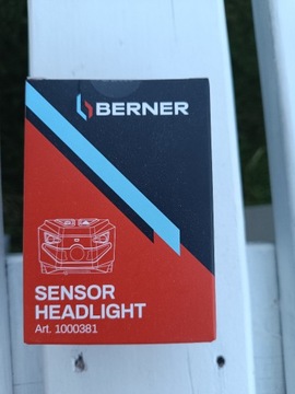 Lampa czołowa Berner Sensor USB, 250lm