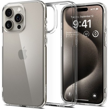 PREMIUM Etui CLEAR - iPhone 15 Pro + szkło gratis 