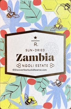 Kawa Starbucks Reserve Zambia Ngoli Estate USA
