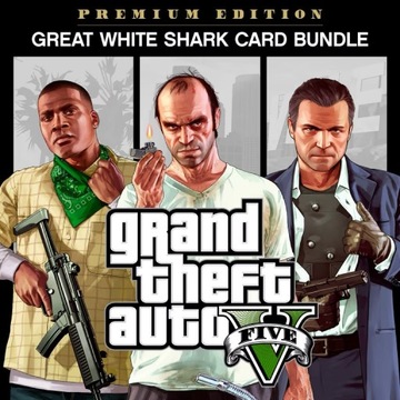 XBOX Grand Theft Auto V: Premium Online Edition & Great White Shark - Klucz