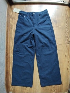 Spodnie z szerokimi nogawkami,wysoki stan W30L30 