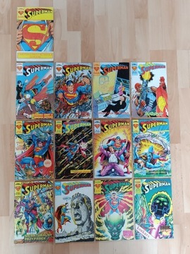 Superman TM-Semic kolekcja 1990/1991 - 13 numerów