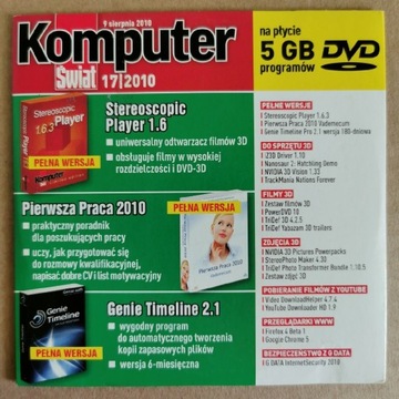 Komputer Świat 2010 17 DVD