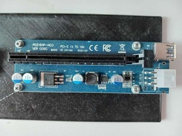 Usb3.0 MiniPci-E-Pcie PciExpress x16, zasilacz250W