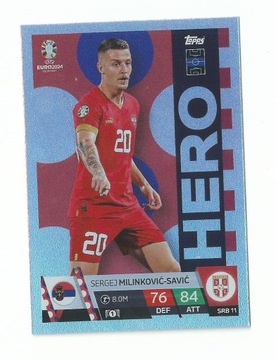 Match Attax EURO 2024 SAVIC SRB11