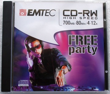 CD-RW 700 MB. Emtec, Imation. Nowe.