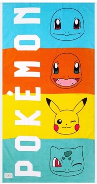 Ręcznik plażowy bawełniany Pokemon 70x140 