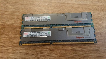 HYNIX RAM 2x4GB 8GB PC3 - 10600R-9-10-R1 SERWEROWE
