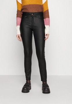 ONLWAUW NYA TRIP LANK COATED - Jeansy Skinny Fit