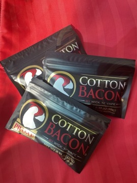 Cotton Bacon 3 szt Prime bawełna do grzałek+ gratis