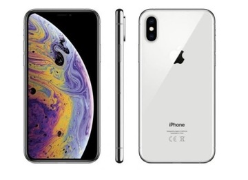 iPhone XS 64GB Silver Srebrny Biały Szary Gwarancj