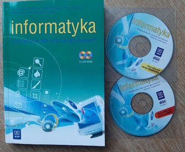 Informatyka dla ucznia gimnazjum + 2 CD 2007 rok 