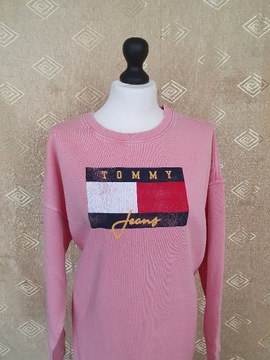 Tunika damska Tommy Jeans różowa Rozmiar S