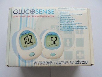Glukometr system monitorujący glukozę we krwi Glucosense