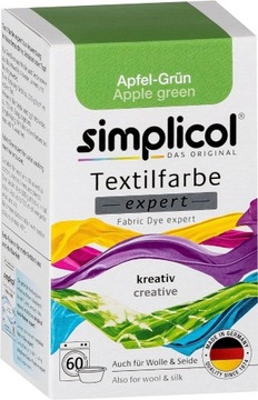 simplicol Textilfarbe expert barwnik do tkanin zieleń 1714, 3 sztuki