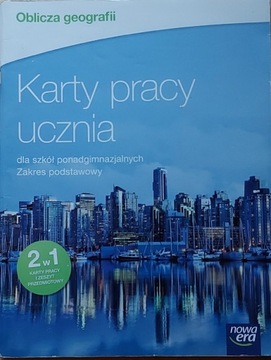 Oblicza geografii karty pracy 