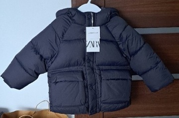 Kurtka zimowa ZARA r.80 9-12m