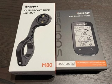 Licznik Rowerowy GPS IGPSPORT BSC100S z uchwytem