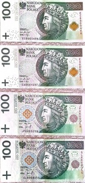 Banknoty 100-złotowe z "liczbą szatana"