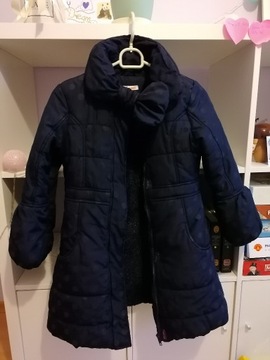 Ciepła kurtka zimowa dla dziewczynki 8-9 lat