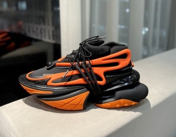 Hit Sneakersy Balmain model black/orange