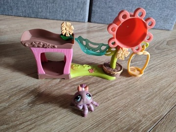 Littlest pet shop LPS plac zabaw z hamakiem 