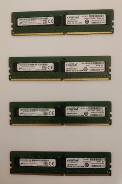 4x Micron 8GB PC4-17000 ECC