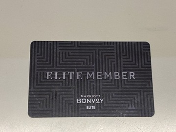 Karta Lojalnościowa Marriott Elite Member Bonvoy