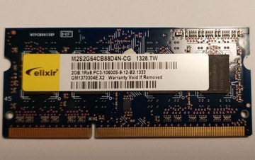 Pamięć RAM DDR3 ELIXIR M2S2G64CB88D4N-CG 2 GB