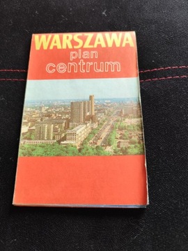 Warszawa plan centrum z1980r