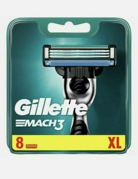 Gillette Mach3 ostrza/wkłady do maszynki 8szt.
