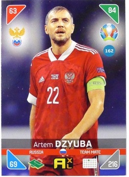 karty PANINI EURO 2020-2021 KICK OFF Dzyuba 162