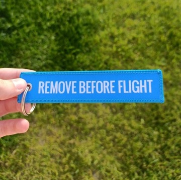 HAFTOWANY BRELOK REMOVE BEFORE FLIGHT (NIEBIESKI)