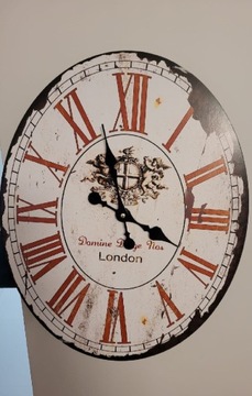 Piękny zegar ścienny Vintage, London