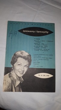 Śpiewamy i tańczymy -głos i fortepian-21 (99) 1958