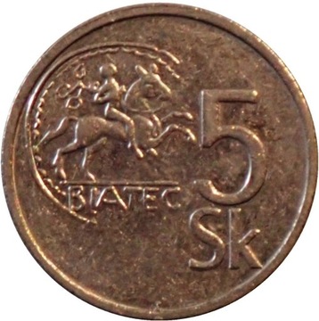 Słowacja 5 koron z 1993 roku OBEJRZYJ MOJĄ OFERTĘ