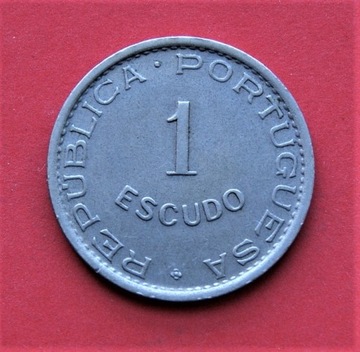 1  Escudo  1950 r - Mozambik Portugalski Stan !!