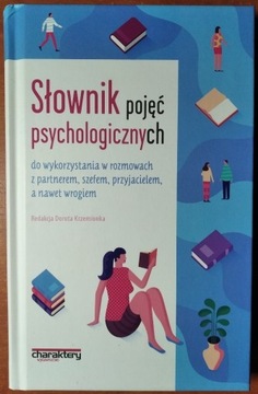 Słownik pojęć psychologicznych - Krzemionka Dorota