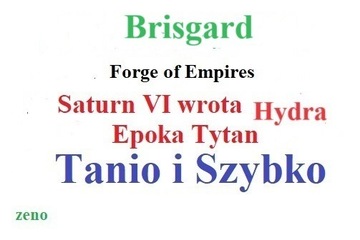 Forge of Empires Tytan Saturn Hydra Brisgard